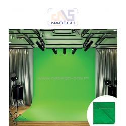 Chroma key vert 3*9m