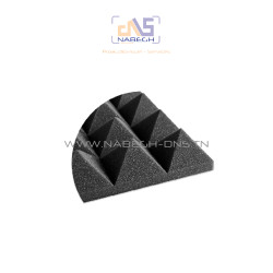 Mousse acoustique isolante en pyramide 50 x 50 cm